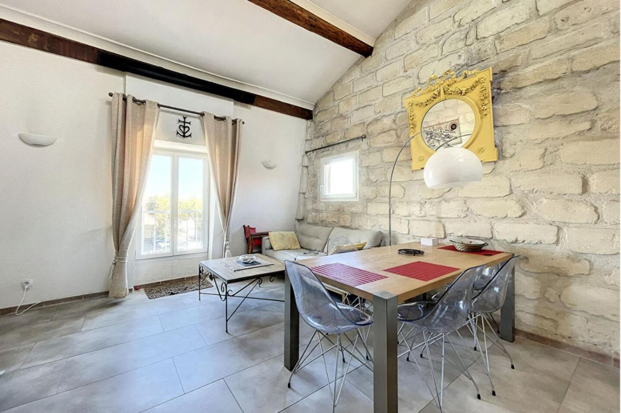 Maisonnette De Plage Sur Les Toits Appart 1 Chambre 1 Mezzanine Avec Vue Le Grau-du-Roi Luaran gambar