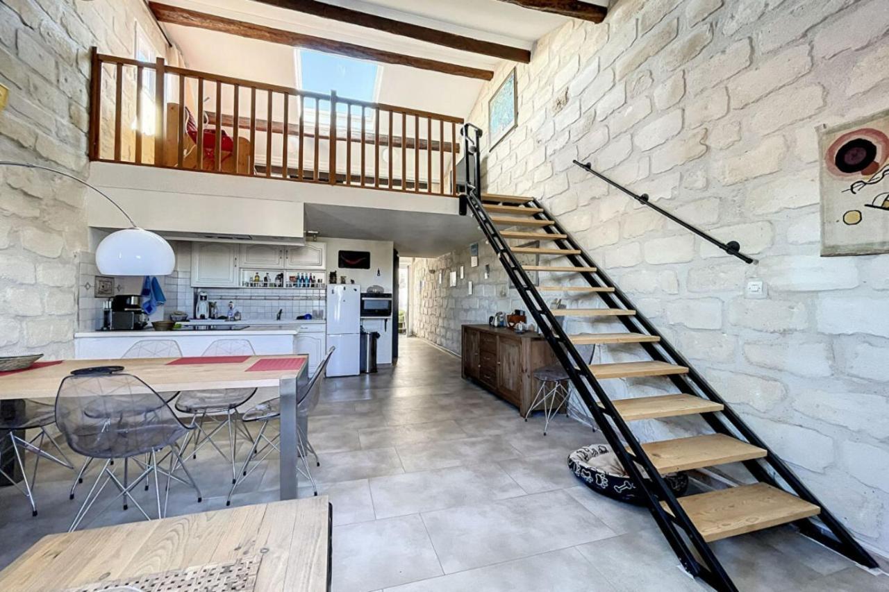 Maisonnette De Plage Sur Les Toits Appart 1 Chambre 1 Mezzanine Avec Vue Le Grau-du-Roi Luaran gambar